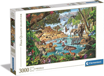 African Waterhole by Steve Crisp, 3000 Piece Puzzle