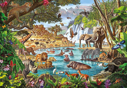 African Waterhole by Steve Crisp, 3000 Piece Puzzle