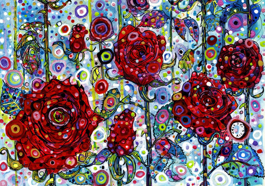 Roses af Sally Rich, 1500 brikker puslespil