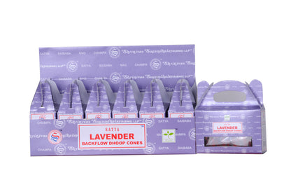 Satya Lavender Back Flow Cones