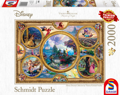 Disney Dreams Collection by Thomas Kinkade Studio, 2000 Piece Puzzle