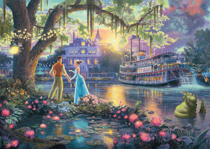 The Princess and the Frog by Thomas Kincade Studio, 1000 Piece Puzzle