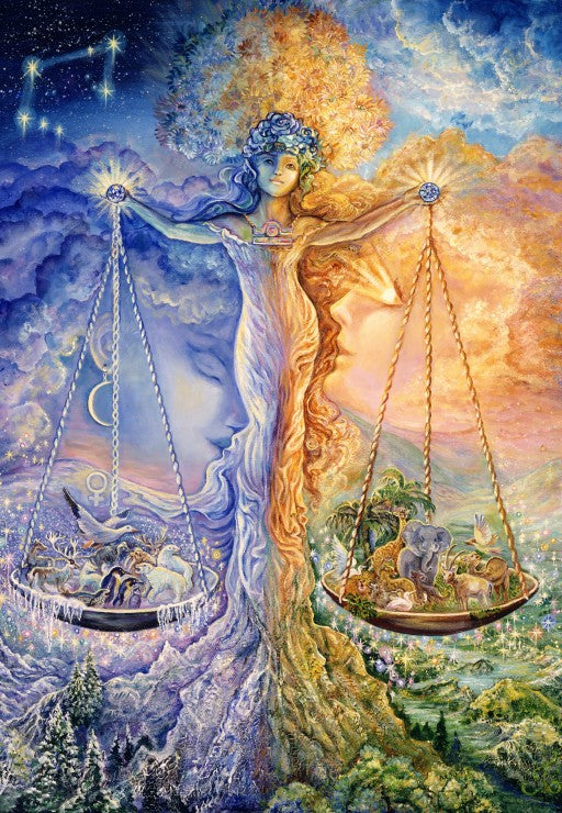 Signs of the Zodiac - Balance by Josephine Wall, 1000 Piece Puzzle