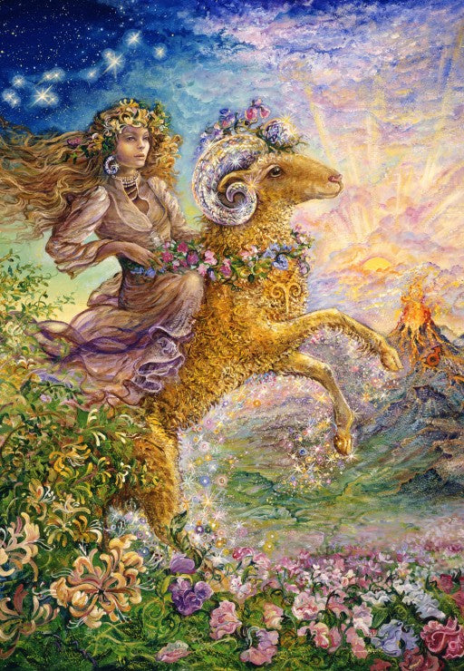 Signs of the Zodiac - Aries by Josephine Wall, 1000 Piece Puzzle