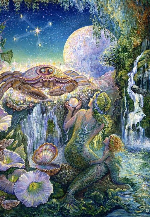 Signs of the Zodiac - Cancer by Josephine Wall, 1000 Piece Puzzle