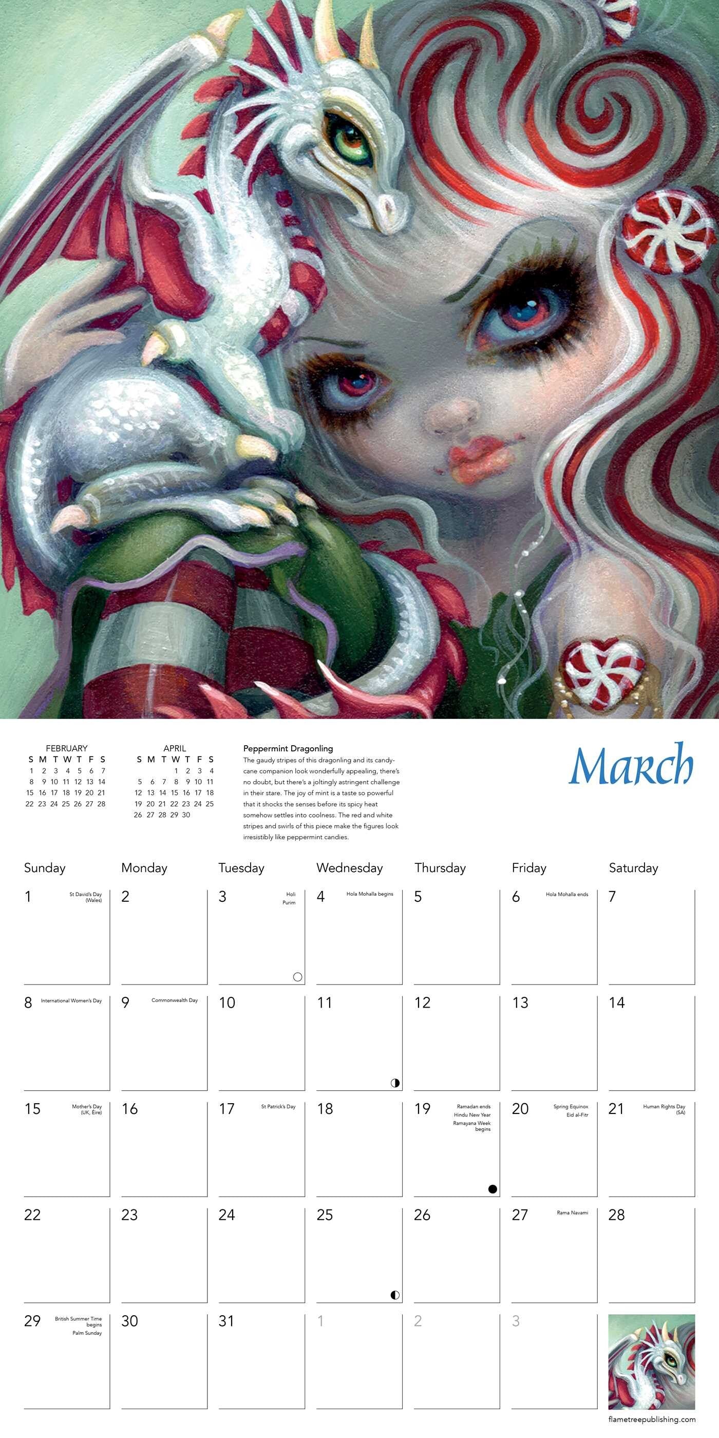 Strangeling by Jasmine Becket-Griffith Wall Calendar 2026 (Art Calendar)