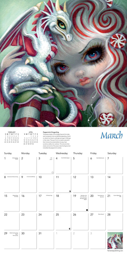 Strangeling by Jasmine Becket-Griffith Wall Calendar 2026 (Art Calendar)