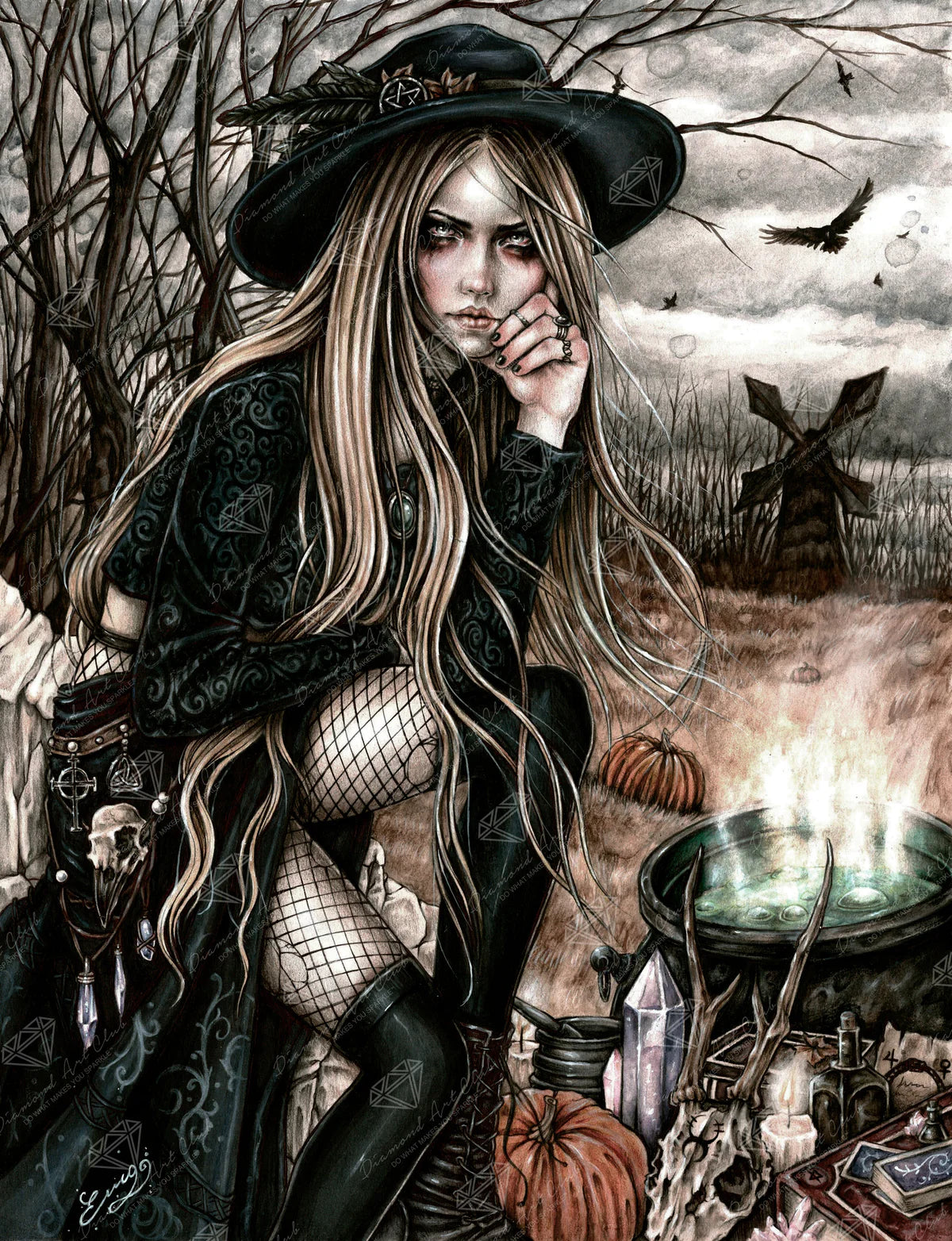 The Season of the Witch by Enys Guerrero, Diamond Art Kit