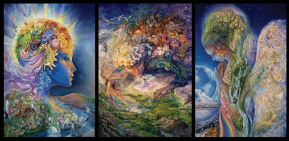 The Josephine Wall Collection - Gaia Triptych, Eco-Friendly Self-Sealing Trifold Card