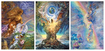 The Josephine Wall Collection - Wind of Change Triptych, Eco-Friendly Self-Sealing Trifold Card
