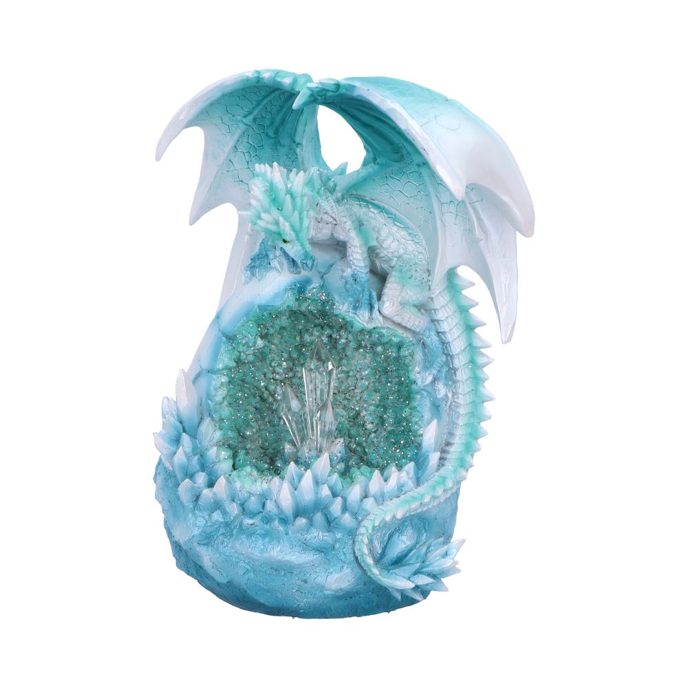 Northern Lights,  Light Up Dragon Geode Figurine
