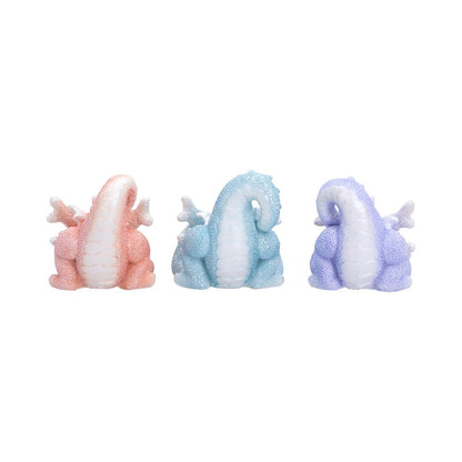 Three Wise Coralscale Dragonlings, Figurines