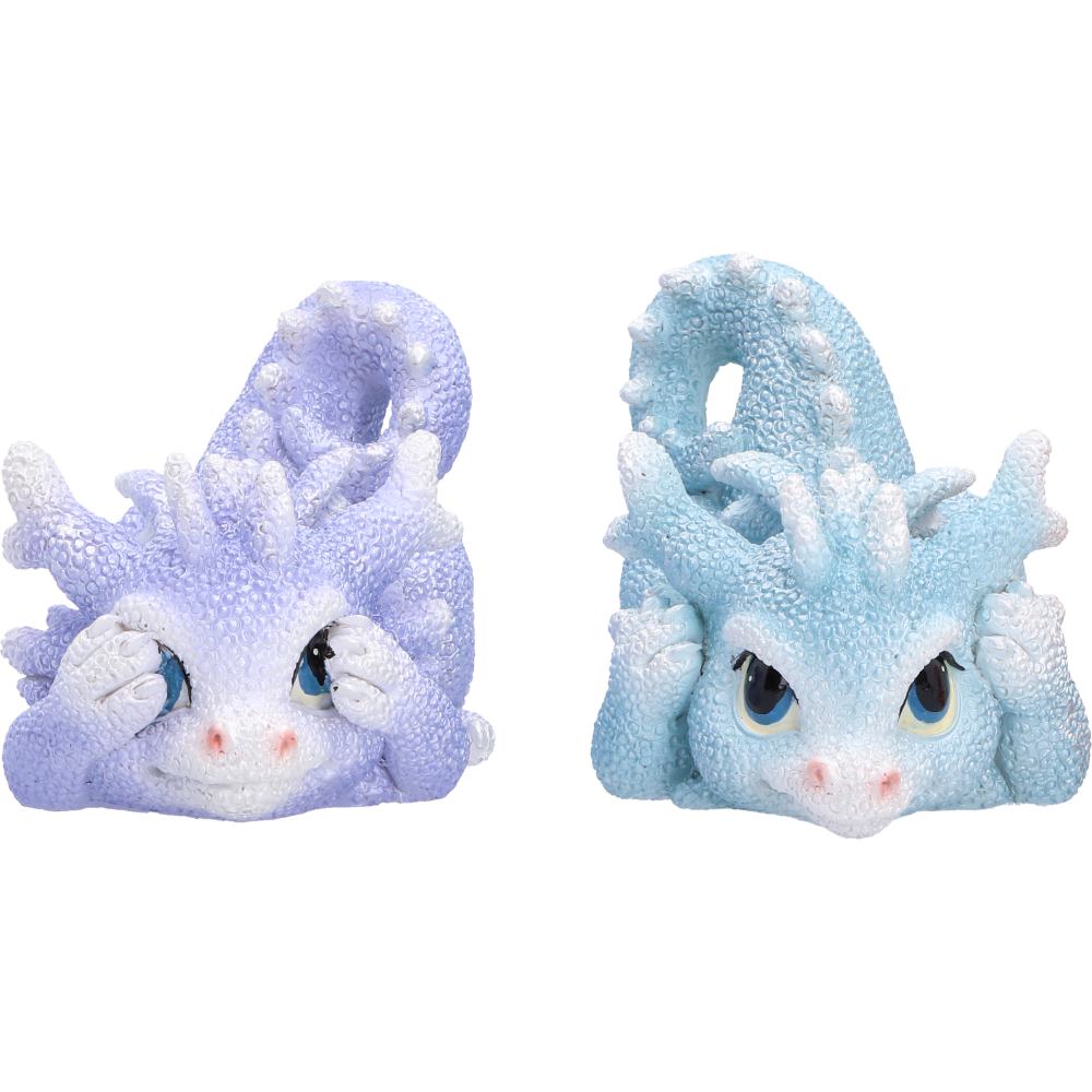 Three Wise Coralscale Dragonlings, Figurines