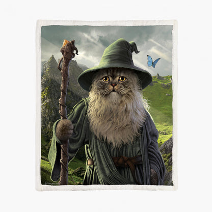 Catdalf by Vincent Hie, Fleece Blanket