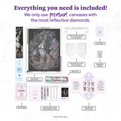 Zatanna by Enys Guerrero, Diamond Art Kit