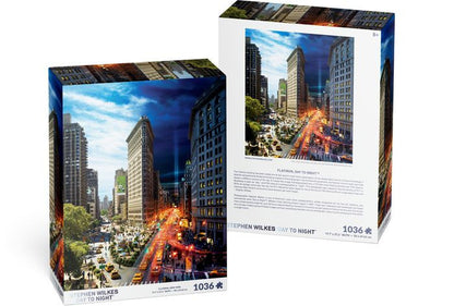 Day to Night - Flatiron, New York by Stephen Wilkes, 1000 Piece Puzzle