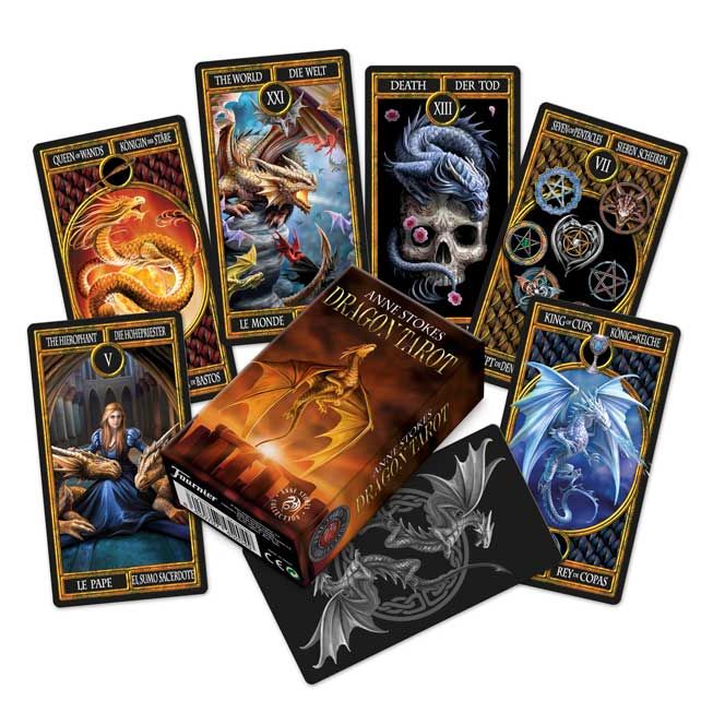 Dragon Tarot cards by Anne Stokes ( Deck Only )