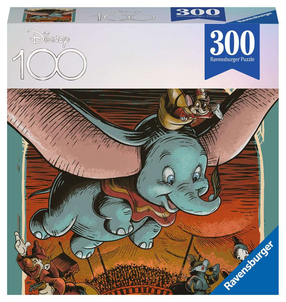 Ravensburger: Disney 100th Anniversary - Dumbo, 300 brikkers puslespil