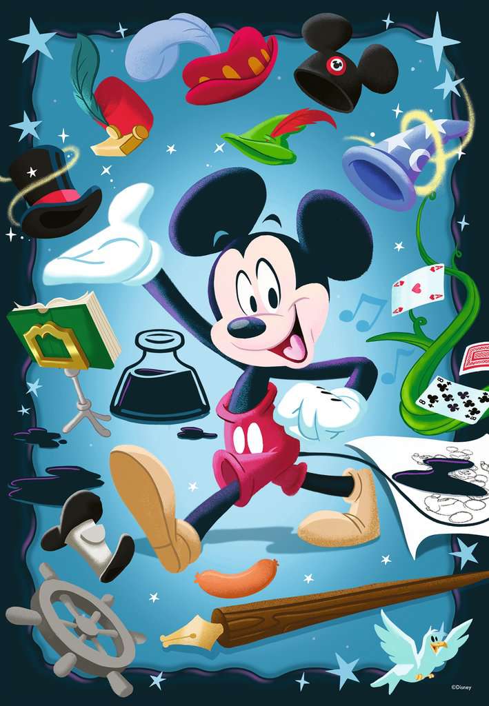 Ravensburger: Disney 100th Anniversary - Mickey, 300 brikkers puslespil