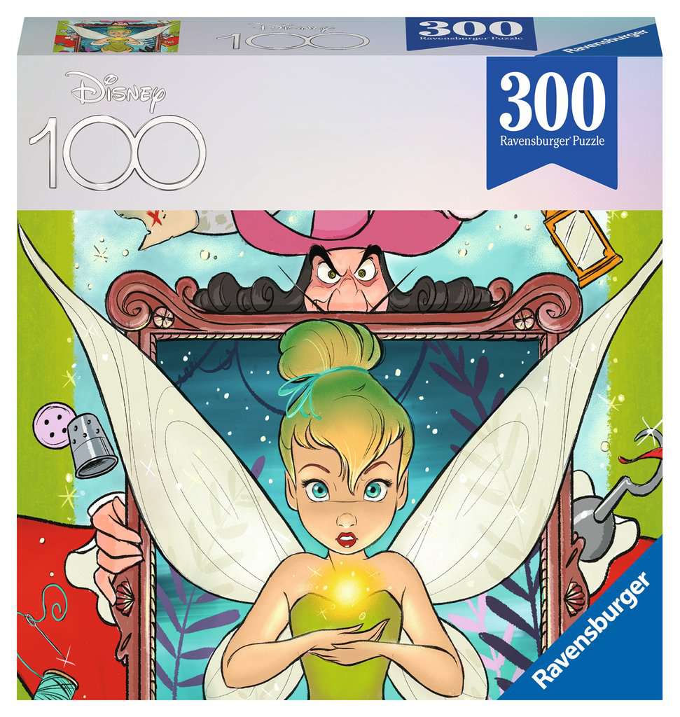 Ravensburger: Disney 100th Anniversary - Tinkerbell, 300 brikkers puslespil