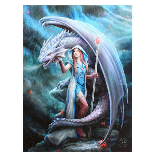 Dragon Mage af Anne Stokes, lærredstryk
