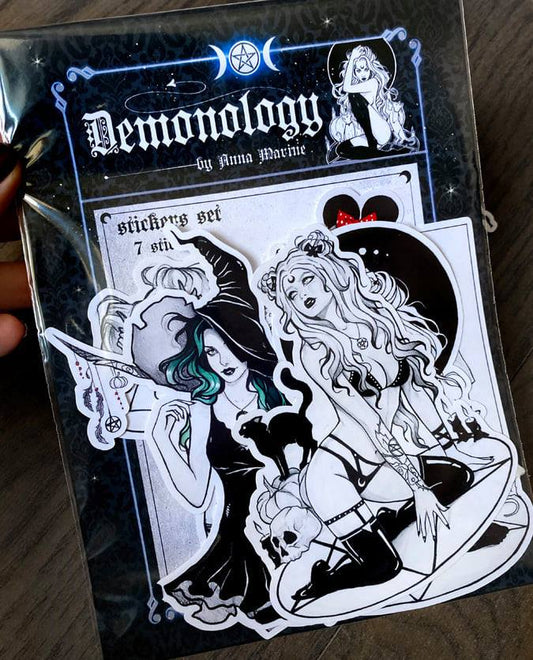 Demonology by Anna Marine, Sticker Set