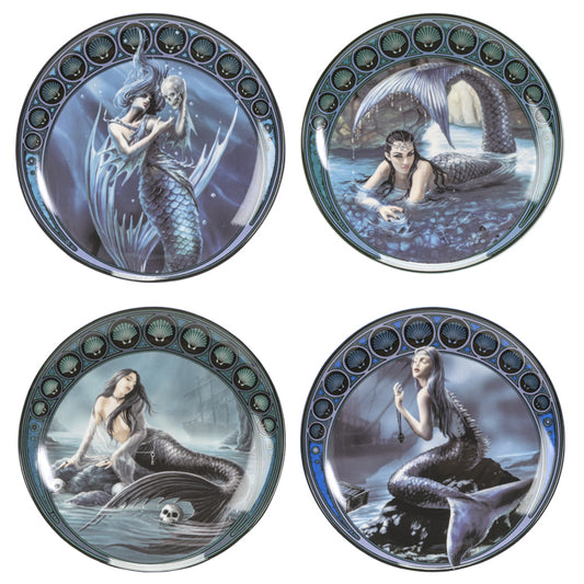 Sirens Dessert Plate set by Anne Stokes