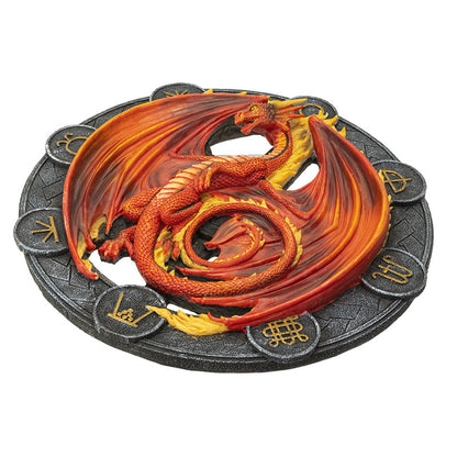 Beltane Dragon Plaque by Anne Stokes