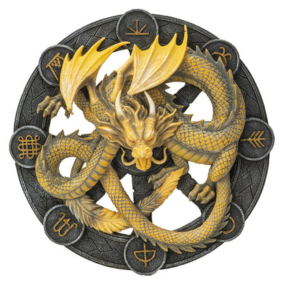 Imbolic Dragon Plaque by Anne Stokes