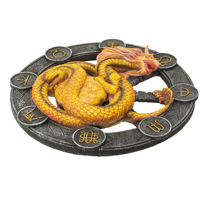 Litha Dragon Plaque by Anne Stokes