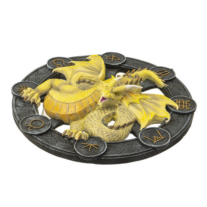 Mabon Dragon Plaque by Anne Stokes