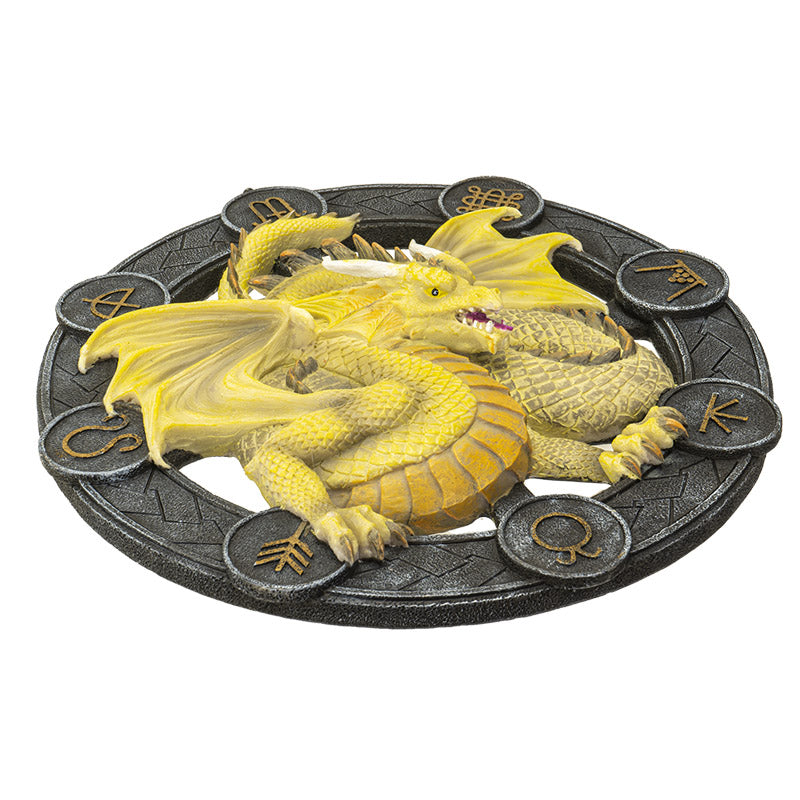 Mabon Dragon Plaque by Anne Stokes