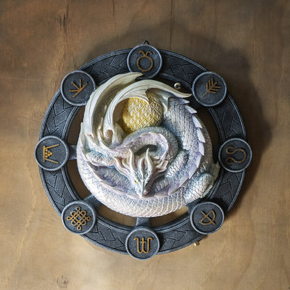 Ostara Dragon Plaque by Anne Stokes