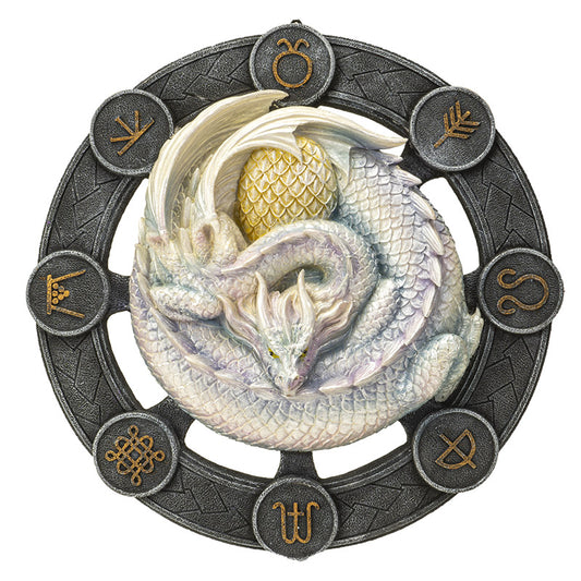 Ostara Dragon Plaque af Anne Stokes