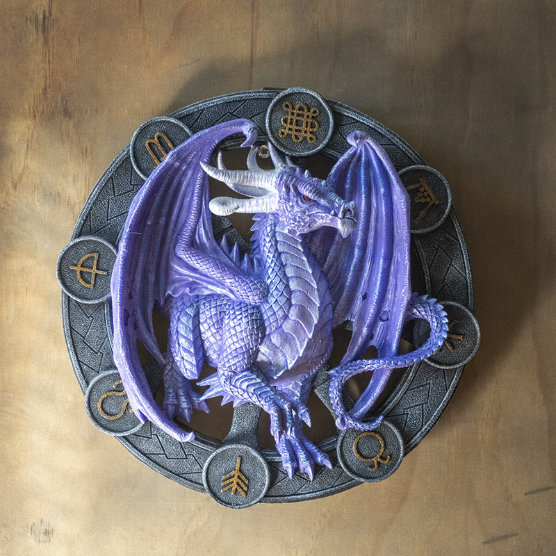 Samhain Dragon Plaque af Anne Stokes
