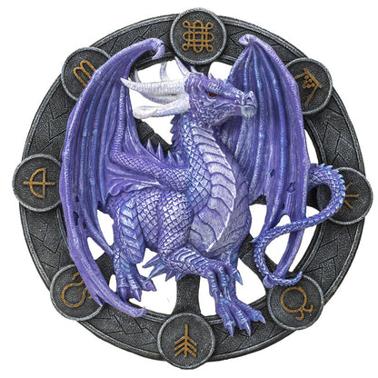 Samhain Dragon Plaque by Anne Stokes