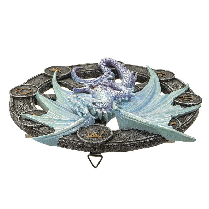 Yule Dragon Plaque by Anne Stokes