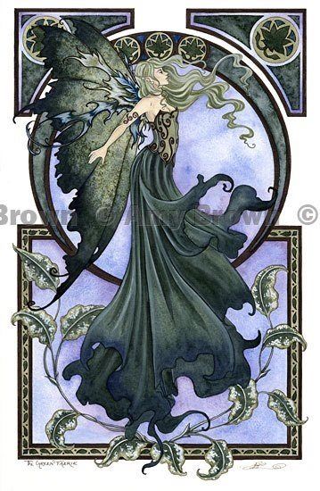 The Green Faerie by Amy Brown, Sticker