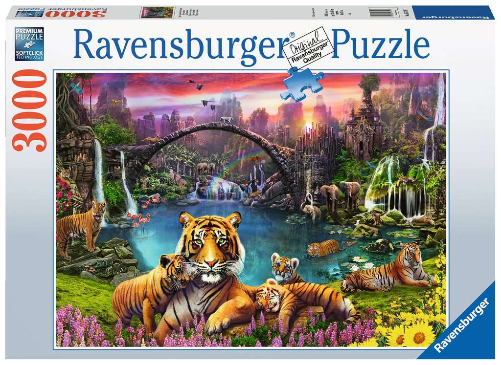 Tigers in Paradise by Jan Patrik, 3000 Piece Puzzle