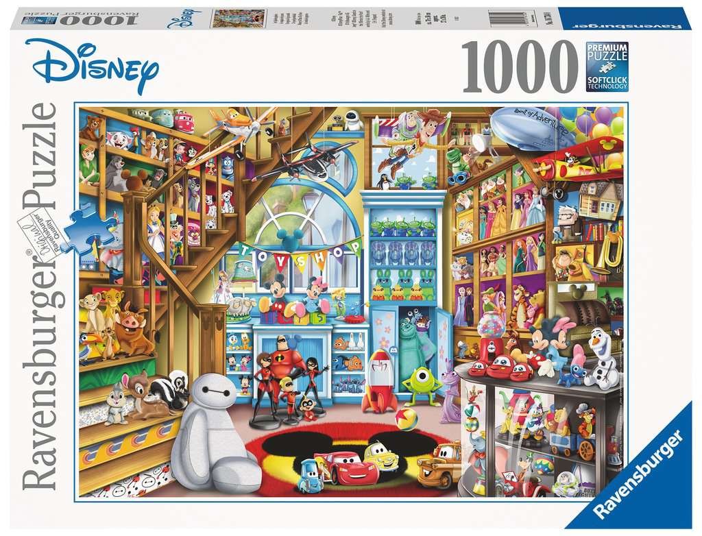 Disney &amp; Pixar Legetøjsbutik, 1000 brikkers puslespil