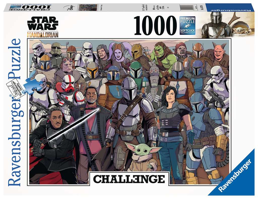 Ravensburger: Star Wars The Mandalorian Challenge, 1000 brikkers puslespil