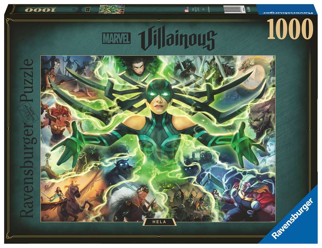 Marvel Villainous Hela, puzzel van 1000 stukjes