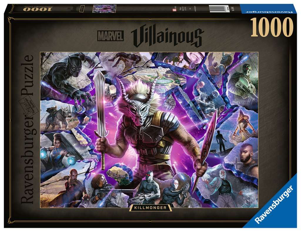 Marvel Villainous Killmonger, 1000 Piece Puzzle