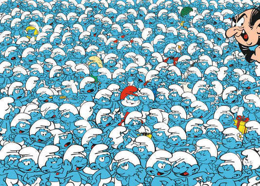 Ravensburger The Smurfs Challenge, 1000 brikkers puslespil