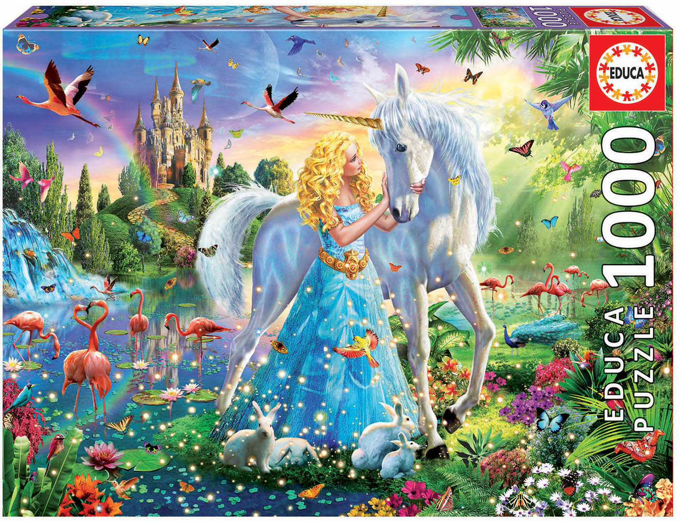 The Princess and the Unicorn by Adrian Chesterman, 1000 Piece Puzzle