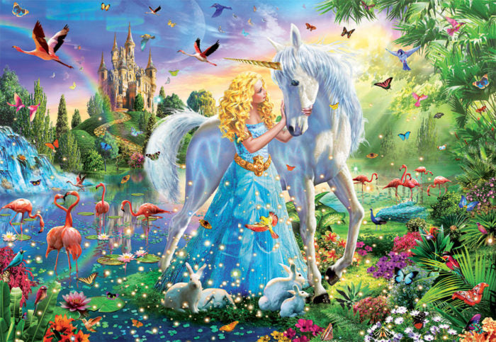 The Princess and the Unicorn by Adrian Chesterman, 1000 Piece Puzzle
