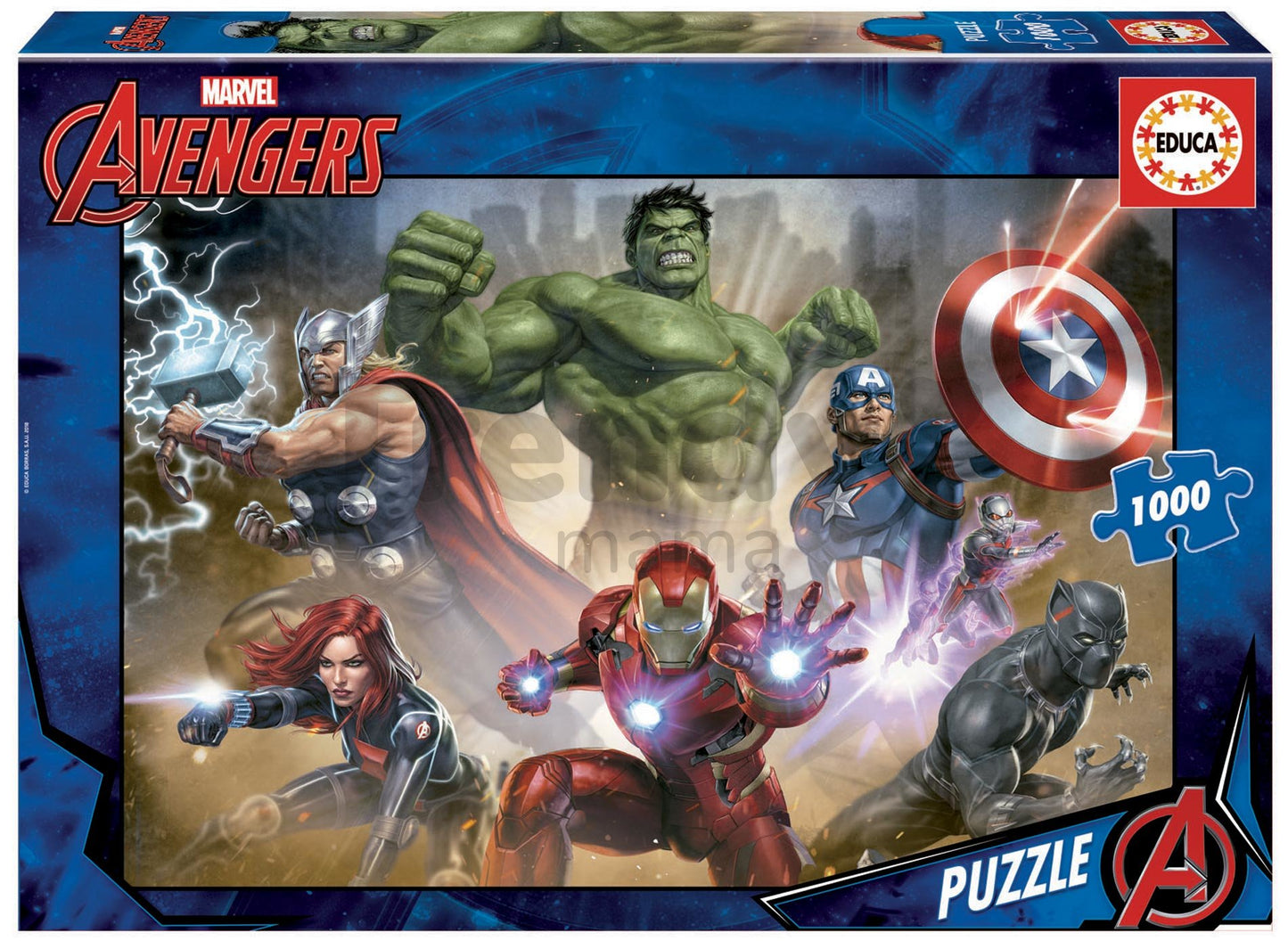 Marvel - Avengers, 1000 brikker puslespil