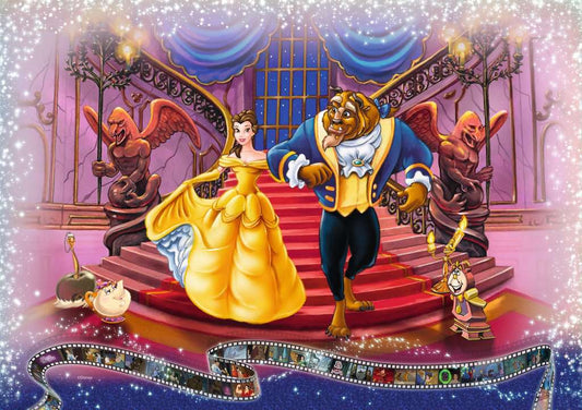 Belle en het beest van Disney Collector's Edition, puzzel van 1000 stukjes