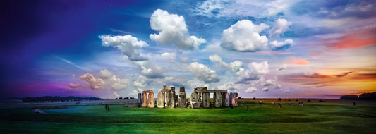 Dag til nat - Stonehenge UK af Stephen Wilkes, 1000 brikker puslespil