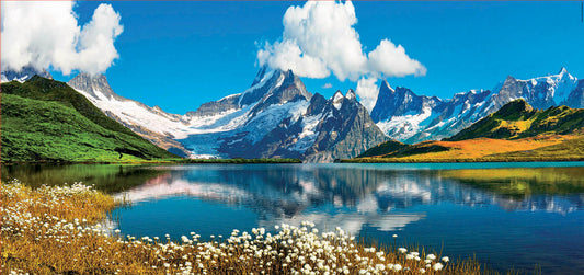 Bachalpsee Zwitserland, panoramapuzzel van 3000 stukjes